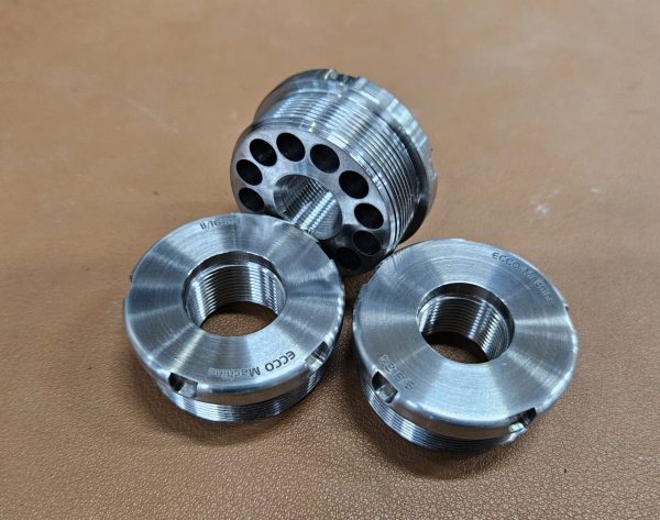 Ecco Machine direct thread titanium 3/4-24